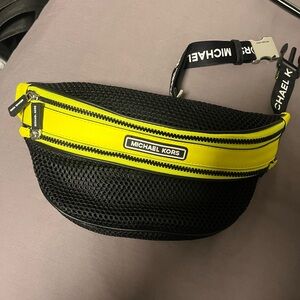 Michael Kors neon yellow Fanny pack